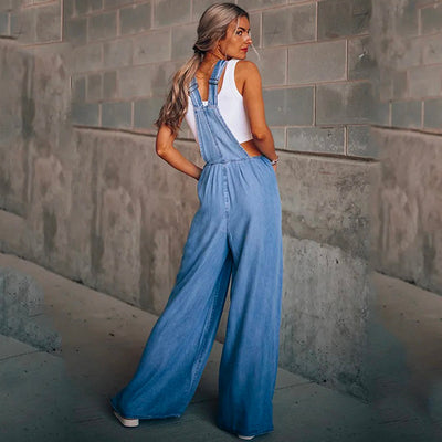 Robe Salopette Patte d'éléphant