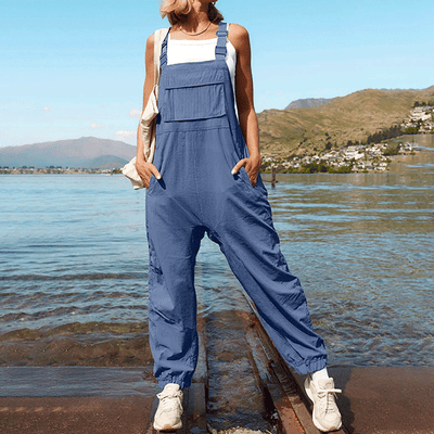 Tuinbroek Vrouw Lavendel Blauw