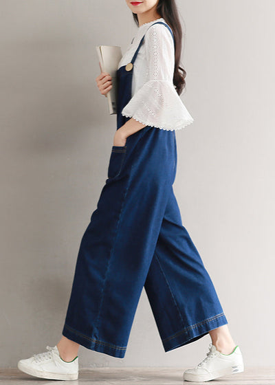 Salopette Denim Bleu