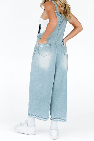 Salopette Jardin Bleue Clair