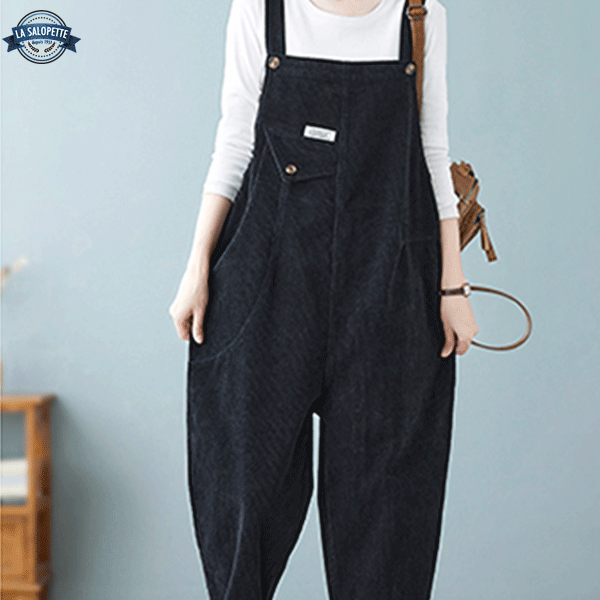 Salopette Douce Noir