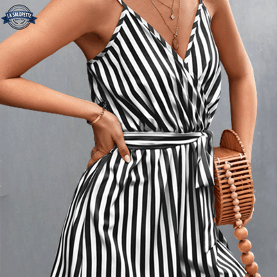 Playsuit Verticale Strepen Zebra