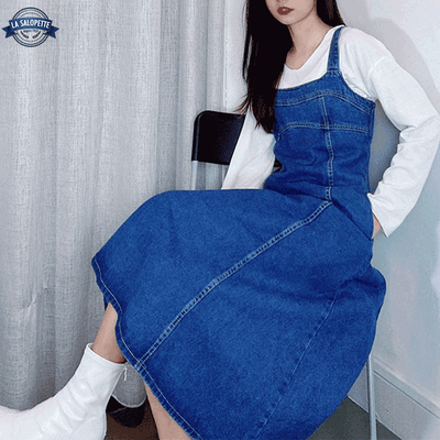 Jeans Rompers Robe Salopette Femme