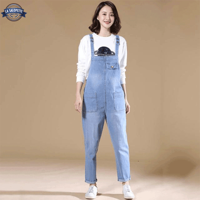 Salopette en Jean Clair