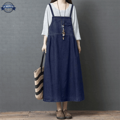 Robe Salopette Jean Longue