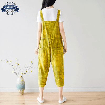 Salopette Ancienne Jaune