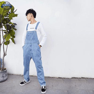 Salopette Bleue Denim Clair