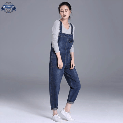 Salopette en Jean Taille Moyenne