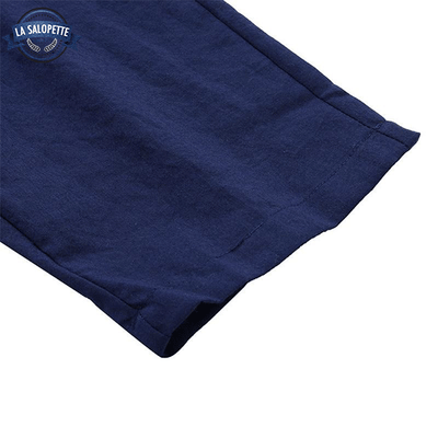 Vintage Tuinbroek Blauw Marine Dames Hippie