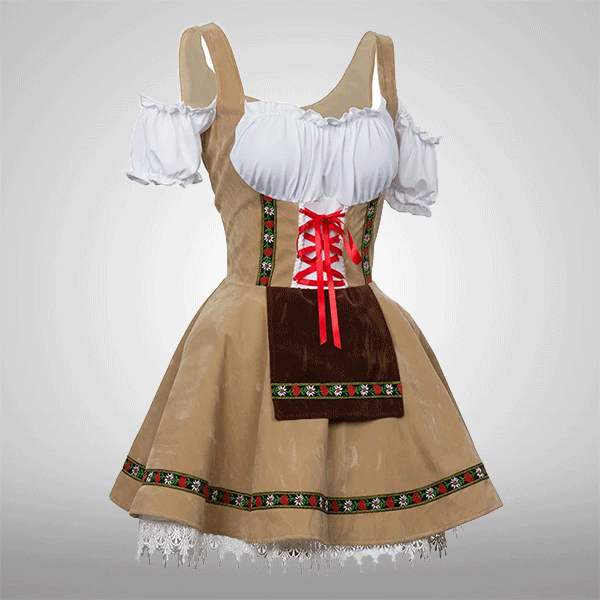 Oktoberfest Dirndl Kostuum Tuinbroek