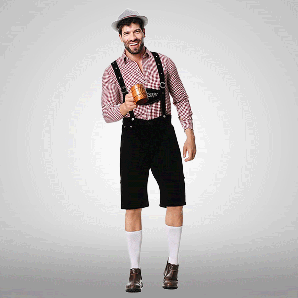 Tuinbroek Bierfestival Zwart