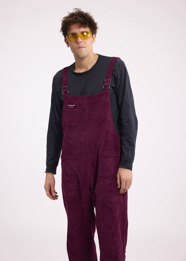 Corduroy Tuinbroek Granaat