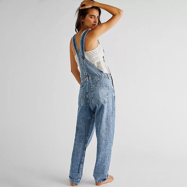 Jeans Tuinbroek Verbleekt Alice