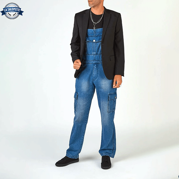 Jeans Tuinbroek Urban Donker
