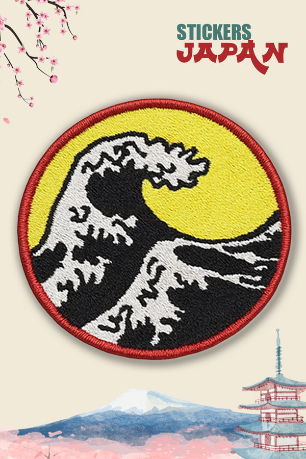 Opstrijkpatch Solar Wave