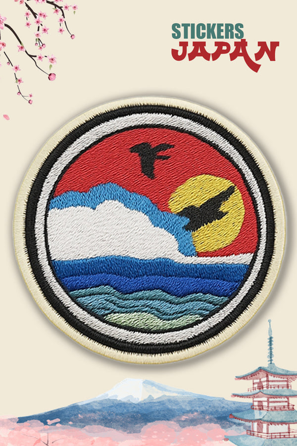 Japanse Horizon Strijkpatch