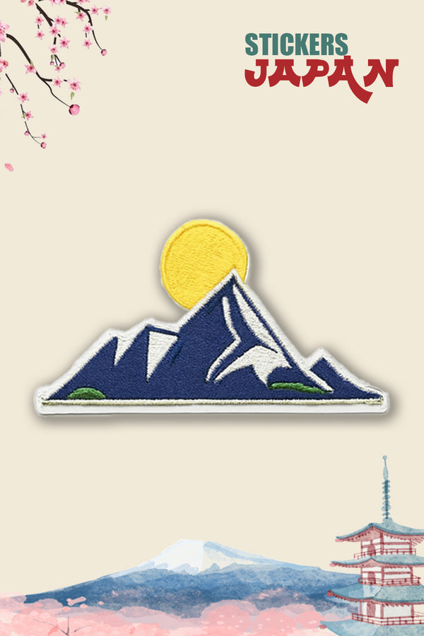 Opstrijkpatch Fuji Sun