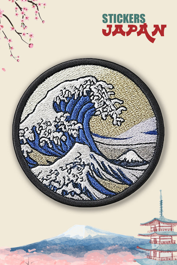 Opstrijkpatch Grande Vague