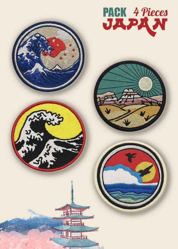 Opstrijkpatch - Pack Japan Kanagawa