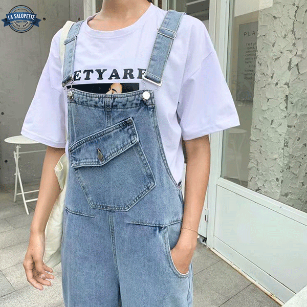 Tuinbroek Jeans met Banden Clumsy