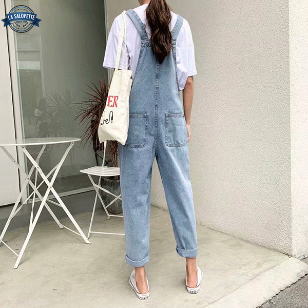 Tuinbroek Jeans met Banden Clumsy
