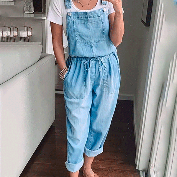 Tuinbroek Jeans Lichtblauw Dalia