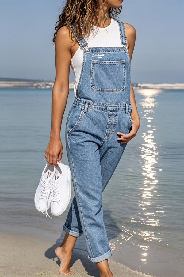 Klassieke Marine Jeans Tuinbroek