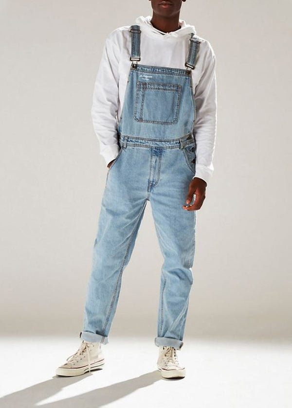Tuinbroek Jeans Heren Lichtblauw Classik®