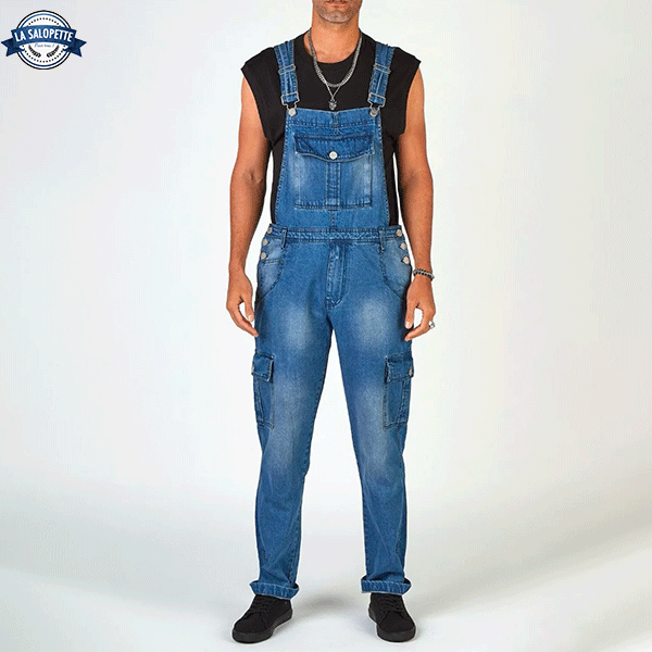 Jeans Tuinbroek Urban Donker