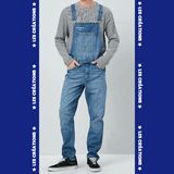 Latzhose Jeans<br> Blau Mann Denim