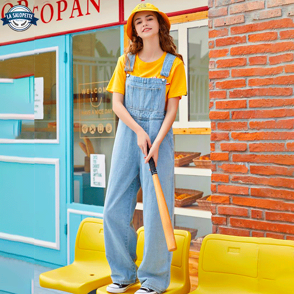 Tuinbroek Jeans Large Pamplum