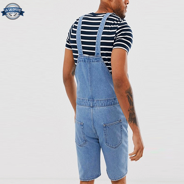 Tuinbroek Kort Retro Jeans