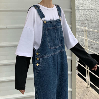 Tuinbroek Jeans Grote Maat Oversize