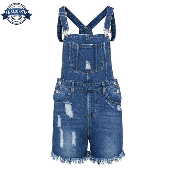 Overall korte broek<br> Denim Rio