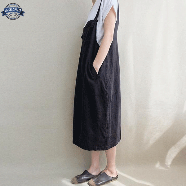 Jurk Tuinbroek Schort Black Moon