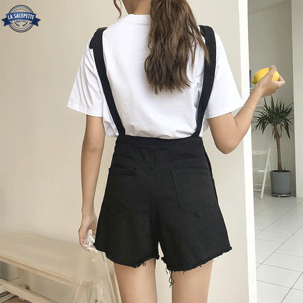 Tuinbroek Short Dames Stijl Drop