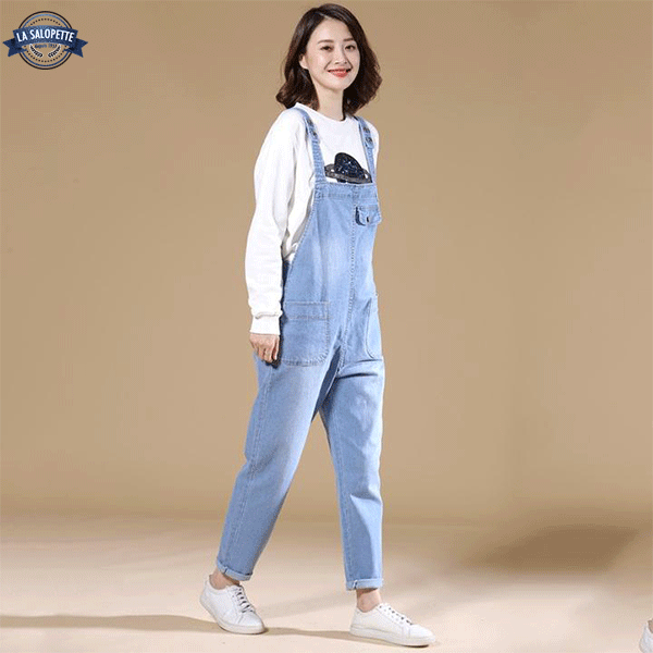 Tuinbroek Jeans Licht Blue Look