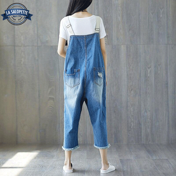 Tuinbroek Jeans Pantacourt Himeji