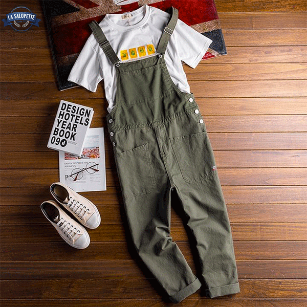 Werk Tuinbroek Army Green Basic