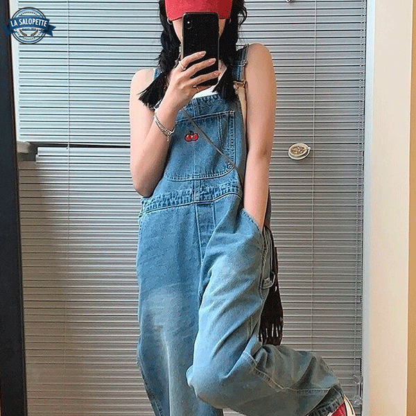 Tuinbroek Jeans Baggy Dames