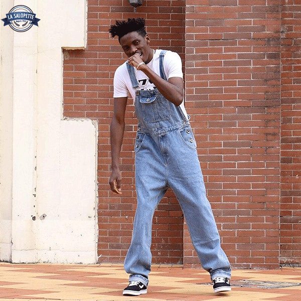 Tuinbroek Jeans Lichtblauw Memphis