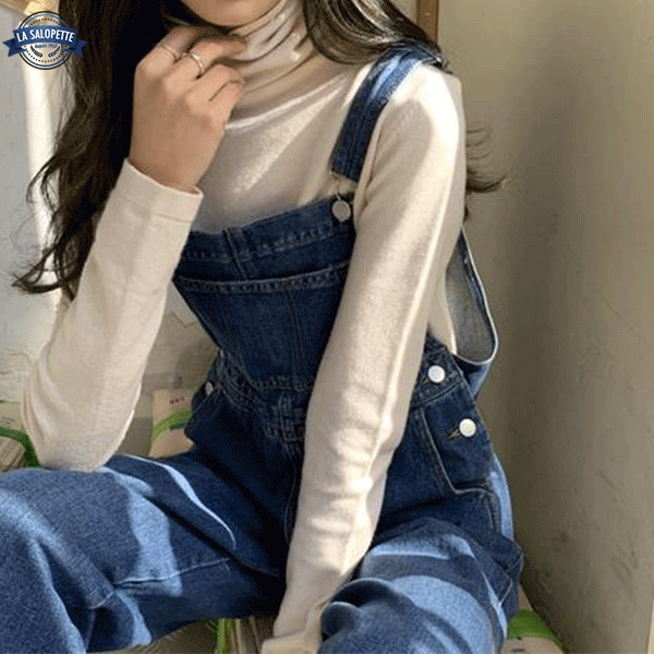 Tuinbroek Jeans Blauw Denim Milano