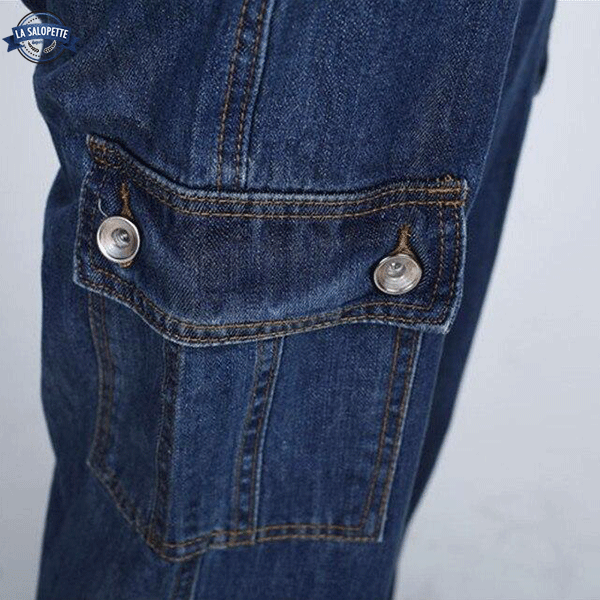 Tuinbroek Jeans Olifantenpoot Kaïté
