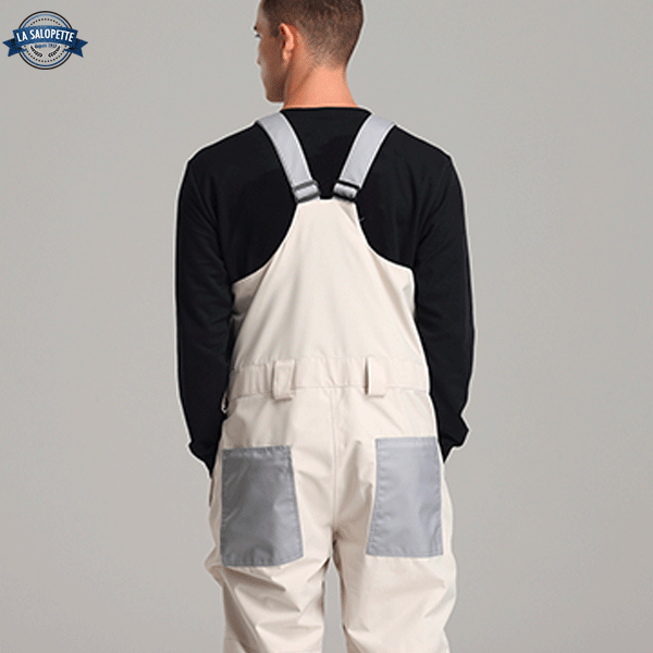 Witte Ski Tuinbroek Rehall