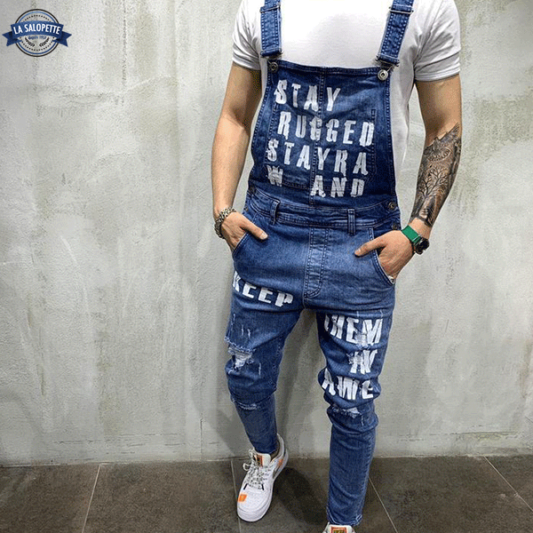 Tuinbroek Jeans Lichtblauw Heren Cidibe®