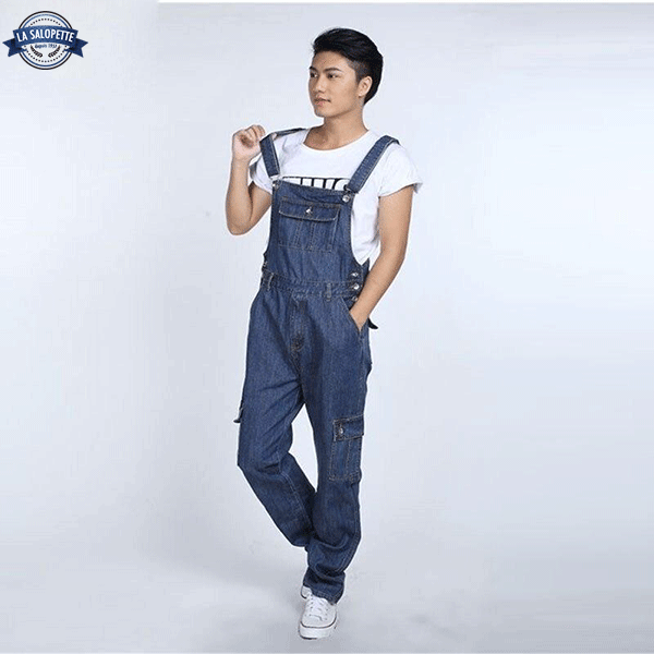 Tuinbroek Jeans Olifantenpoot Kaïté