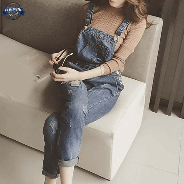 Tuinbroek van Jeans Dunne Stof Modern