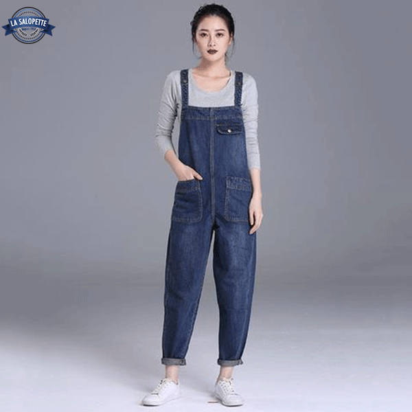 Tuinbroek Jeans Medium Blauw Luna