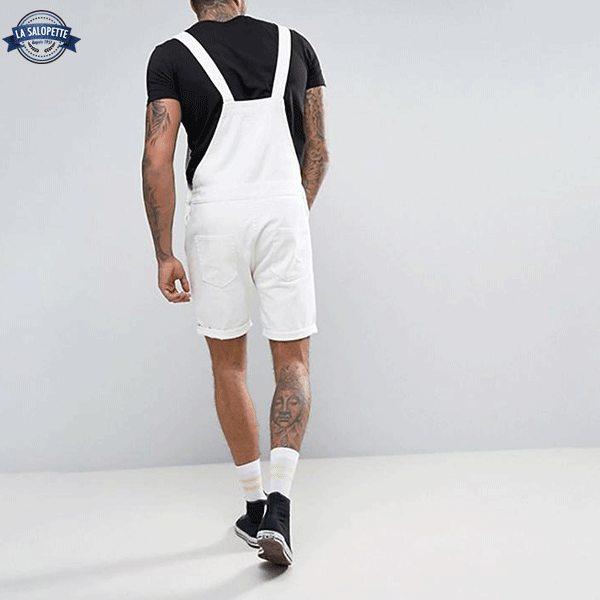 Salopette Été Blanche Homme