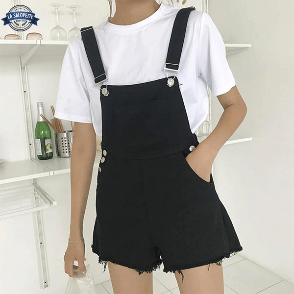 Tuinbroek Short Dames Stijl Drop